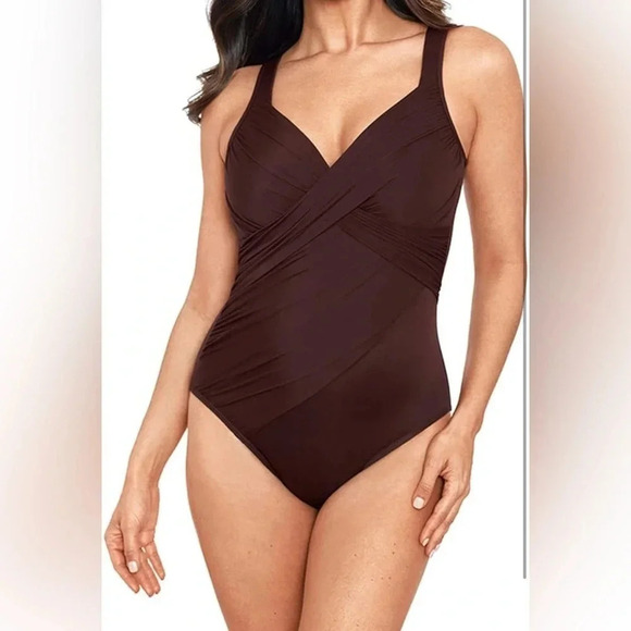 NEW Miraclesuit Circe Swimsuit One Piece size 16 B1654 - Picture 4 of 7